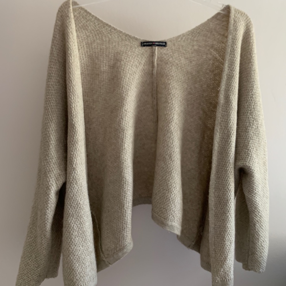 Beige Brandy Melville cardigan